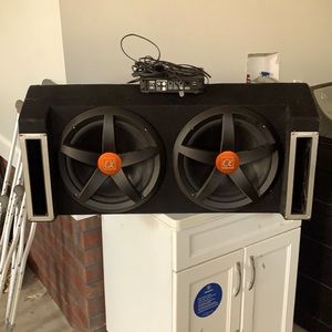 Alphasonik 12in speakers w/ amp